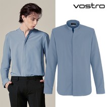 보스트로 보스트로 루즈핏 차이나 실키셔츠-M1DL1513