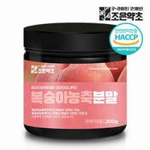 조은약초 복숭아 농축 분말 가루 파우더 200g, 1개, 단품없음