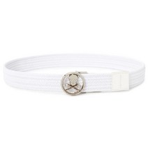 [마크앤로나] [골프] 더 원 MLF 3A FB02 WHITE 공용 골프 벨트 (프리컷팅)