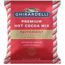 기라델리 페퍼민트 핫 코코아 믹스 핫 민트초코 907g Ghirardelli Premium Hot Cocoa Mix Peppermint Flavored