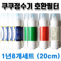 쿠쿠정수기필터 CP-B502SW 호환 교체 필터, 1년세트8개