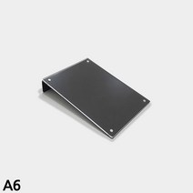 전시회 테이블 A6 아크릴 자석 메뉴판 행사 스틸 안내판 진열 POP꽂이 ㄱ자형 A5 A4, 테이블 POP꽂이 A6 ㄱ자형 스틸 자석 아크릴