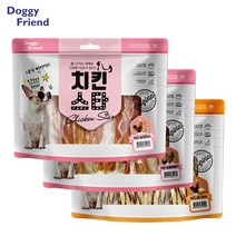 분리불안 강아지 닭가슴살 단백질 육포간식 중형견 체력 비숑 교감 성장기
