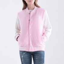 [BANESSOHomme] 특양면 슬림핏 야구재킷 점퍼 RGSR618 단체복 자수 나염인쇄