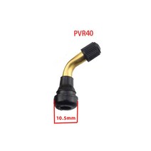 PVR70 PVR60 PVR50 PVR40 고무 밸브 코어 전기 자동차 튜브리스 타이어 배터리 엘보 바이크 오토바이, [01] PVR40 -10 PCS