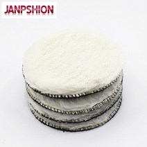연마재 Janpshion 20 pc 125mm 자동차 연마 패드 5 quot인치 폴란드어 왁싱 양모 폴리 셔 보닛 페인트 관리