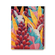 Midnight LE02 임솔지 작가 귀여운 토끼 현대 미술 인테리어 그림 캔버스 액자, 53 × 40.9cm  캔버스 액자