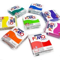 FIMO 소프트 폴리머 오븐 모델링 클레이 ~ 57g 8개 세트 무지개 색상176325, 한개옵션0