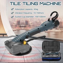 10-150Hz 타일 기계 벽 바닥 타일 100*100mm 흡입 컵으로 진동 도구 놓기, Blue US Plug