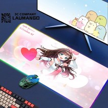 에픽 세븐 Rgb 마우스 패드 게이머 키보드 매트 책상 애니메이션 카펫 Pc 빅 게임 캐비닛 확장, 13 GG002314_03 RGB300x350x3mm