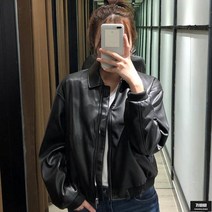 가바바 여성 레더자켓 나만 알고싶은 오버핏 가죽자켓 G56299