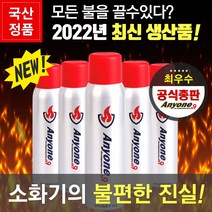 애니원119 차량용 스프레이 소화기 450g, 애니원119 450g 레드