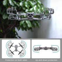 dji텔로 교육용 코딩 미니 드론 프로펠러 보호 링 커버 블레이드 소품 윙 팬 DJI Air 2S Mavic 2 Drone 용 충돌 방지 보호대
