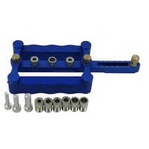 셀프 센터링 도웰링 지그 장부촉 목공 조이너리용 드릴 도구 펀칭 로케이터 6mm, 한개옵션0