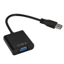 컴퓨터용노트북외장그래픽카드 USB 3.0 1080P VGA 외부 그래픽 카드 비디오 컨버터 어댑터 Win7/8/10 용