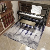 피아노 방진 패드 매트 아파트 방음공사 디지털 소음 흡음 층간 소음 물빨래 가능 장방형, D + 130x160cm