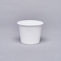 다용도 원형 용기 소스컵 반찬컵 다용도 3호 소 백색 150ml, 3000개