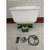 트랙터 비료살포기 전동 파종기 퇴비 시비기 염화칼슘, 삼륜 분할 후크 250W