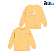 [빠른출고]/NBA KIDS 기모 스몰로고 맨투맨옐로우