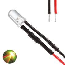 발광다이오드 LED 라운드 와이어 24v 5파이 10개, (24V_5파이_와이어_라운드) 빠른변환_10개