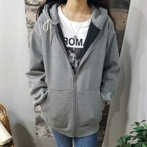 상상그이상 여성용 국내제작 기모 남녀공용 캥거루 후드집업 무지 오버핏 커플티셔츠 후드티 부드러운 빅사이즈 데일리 꾸안꾸룩