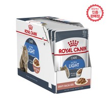 로얄캐닌 울트라라이트 그레이비 파우치 85g X12개