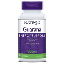 Natrol 나트롤 Guarana 과라나 200mg 90정, 1개