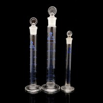 플라스크 삼각 과학 도구 Leikaw 졸업 유리 측정 실린더 10ml-1000ml 플러그 포함 전체 판매 용기 화학 실험실 장비, [01] 10ml 1pcs