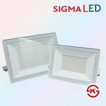 KS 시그마 LED 투광기 투광등 105W 150W 방수 간판조명 공장등 보안등, 시그마 투광기 150W 주광색