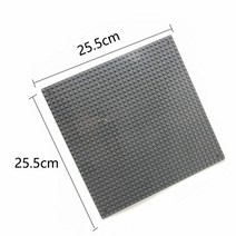 레고 호환 Diy베이스 플레이트 32x32 도트 베이스 크기 25x25cm 장난감 레고 브릭 호환 가능, 03 GRAY