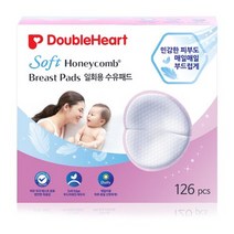 더블하트 소프트허니콤 수유패드, 126개입, 12개