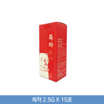 퍼스트헬스케어 쏙차 쏙빼먹는 분말스틱차, 2.5g, 30포