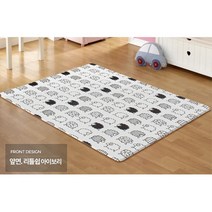 캐릭터 아기매트 특대 층간소음방지 놀이방 신생아패드 여아, 동물농장