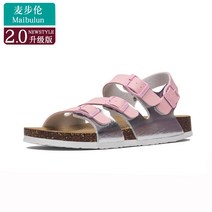 콜크슬리퍼 맥보런 여성 같은스타일 비치 여름 플랫 미끄럼방지 로마 샌들 야외 실내 트렌드 2214960625