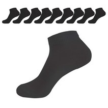 PRS 남성용 빅사이즈 큰발 왕발 무지 단목 발목양말 10켤레