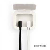 샤오미 스마트 칫솔 소독기 살균 자외선 전동 수납 벽걸이 선반 건조함 싱글 커플, 커플 스마트 살균+건조