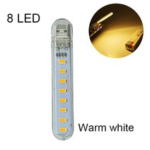 달무드등 은하수무드등 침실무드등 미니 휴대용 LED USB 빛 3 8 LEDS 책 독서 밤 터치 센서 스위치 PC 노트북 모바일 보조베터리 조명, [01] 24 LED Touch Warm, [04] 10pcs
