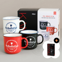 카누 마일드 로스트 미니 아메리카노 100T 레트로 머그(색상선택)+카누 마일드 5T, 레트로 레드