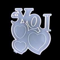 레진몰드 홀더와 사진 프레임 실리콘 금형 광장 라운드 그림 스탠드 에폭시 수지 공예 만들기 용품, 13, 09 13