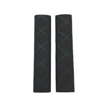 BMW 호환 혼다 스즈키용 바이크 오토바이 핸들 열 수축 그립 커버 고무 핸들바 장갑 슬립 진동 방지 1 쌍, [01] Brake-Black