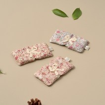 [자체제작 / handmade] 강아지 눈 찜질안대 다래끼 안검염 결막염 발열팩 온열기구, 분홍, 대, 면 거즈 2장 추가