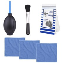 dslr 카메라 소니카메라 렌즈 청소 키트 먼지 클리너 스크린 청소 천 air blower dust soft brush lens a7r4 a7r3 a7m4 a7m3 a7s3, 6 in 1 키트