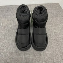 신발 스노우 부츠 여성용 겨울 다운 슈즈 따뜻한 보테즈 하이버 부어 팜므 스티발렛 부티 코스타키 플