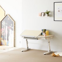 위드그로우 스마트 2.0 높이 각도조절 아동 초등학생 책상, 메이플그레이(택배DIY상품)