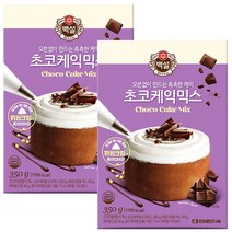 백설 초코케익 믹스, 350g, 2개