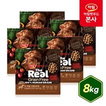 하림펫푸드 더리얼 그레인프리 오븐베이크드 돼지고기 어덜트 8kg