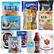 팥빙수재료 세트 눈꽃 빙수토핑 통단팥 빙수떡 빙수제리 콩가루 빙수시럽 모음, 2. 리치스 통단팥 3kg