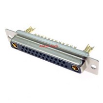 자동차 바늘 유형 솔리드 27W2 25 + 2 D-SUB 여성 헤드 남성 용접 와이어 전체 골드 고전류 커넥터, 1PCS Female plug