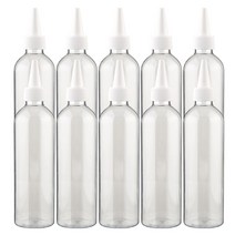 27리빙 다양한 소분 뾰족캡 공병, 투명 공병 300ml 10개