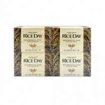 라이스데이 쌀겨오일을 담은 쌀비누 윤 100g × 4P -D, 상세페이지 참조